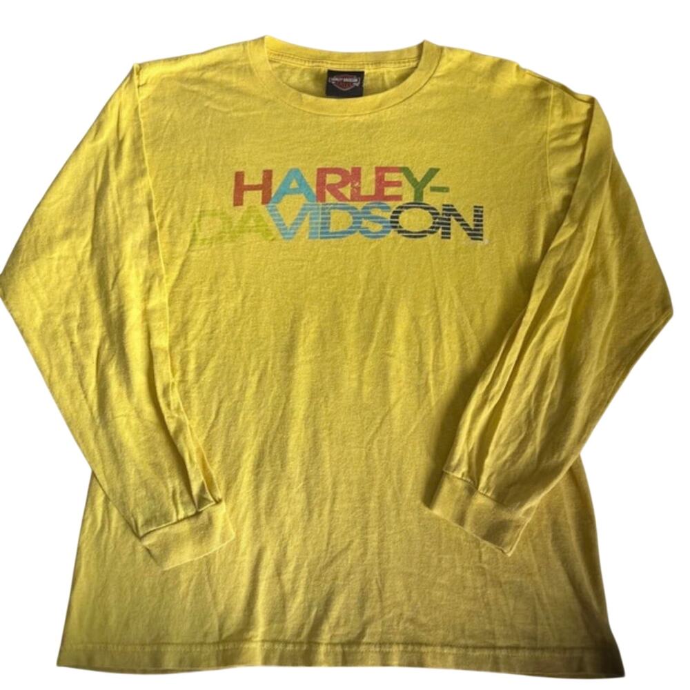 Harley Davidson Yellow Long Sleeve